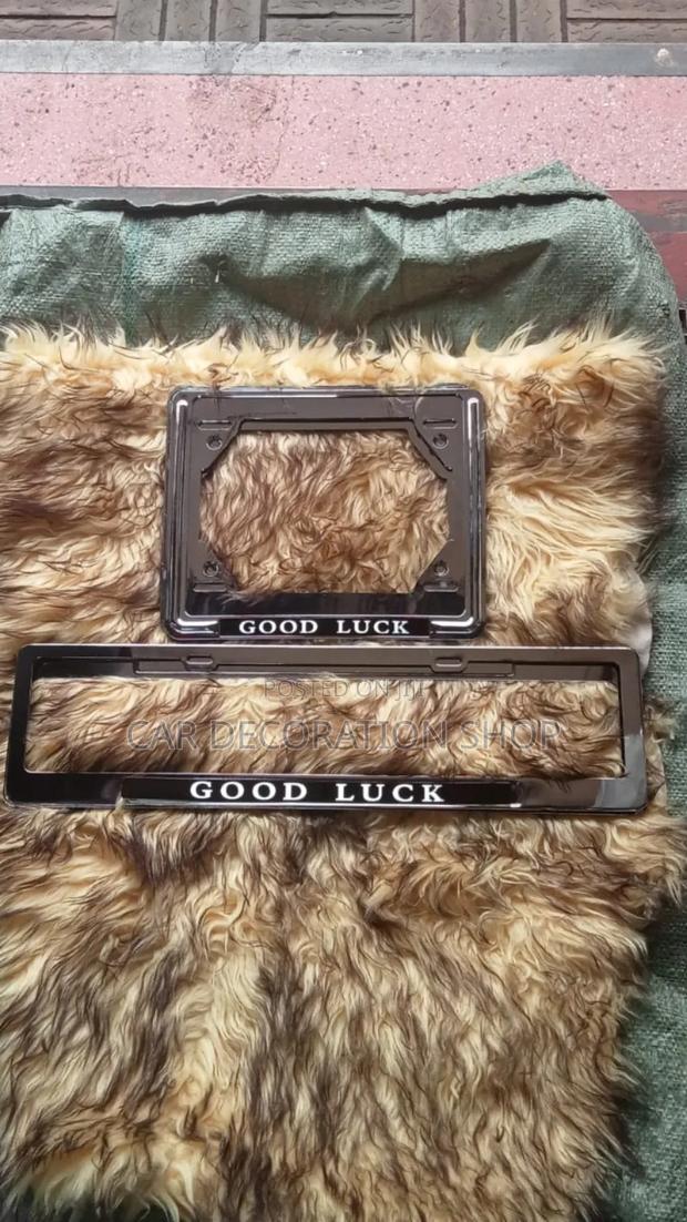 Good Luck Metallic Plates Number Holders Set - main view