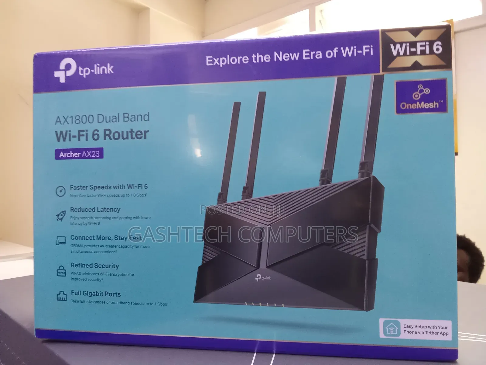 Brand New Acher Ax23 Wi-Fi 6 Router
