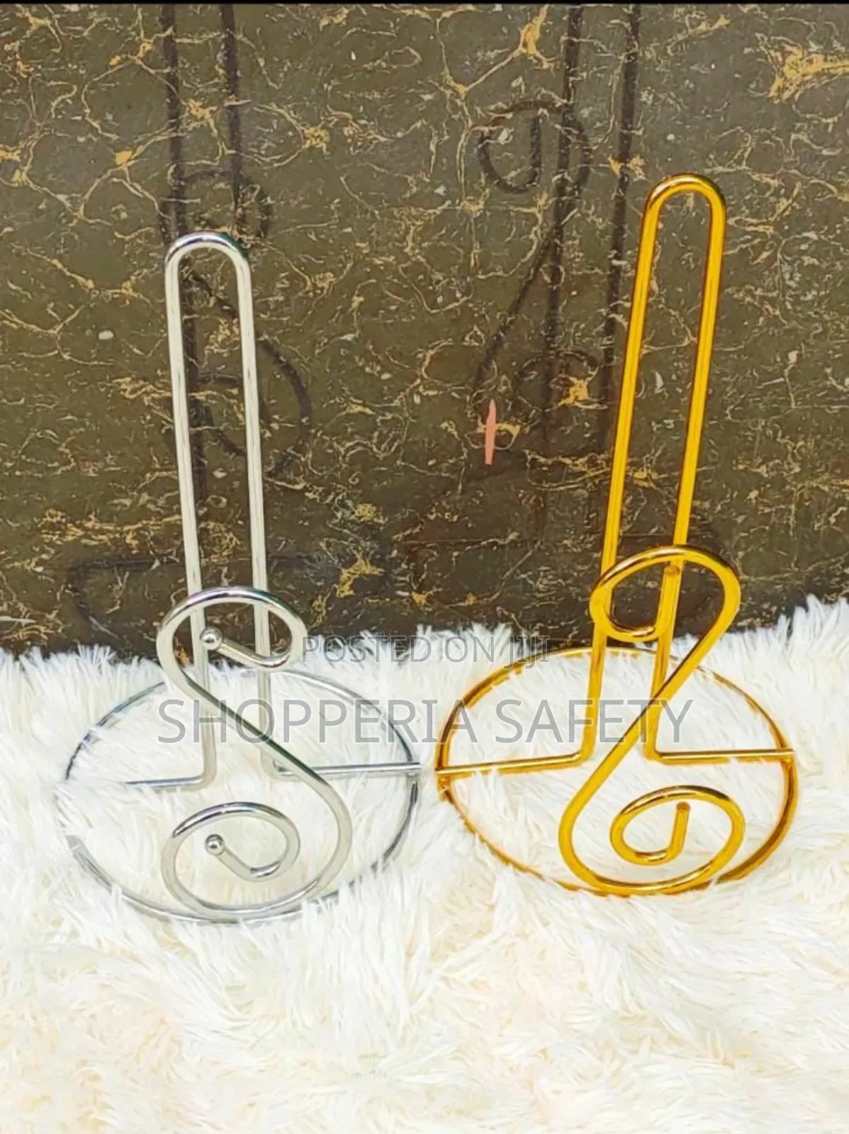 Serviette Holder Gold/Silver