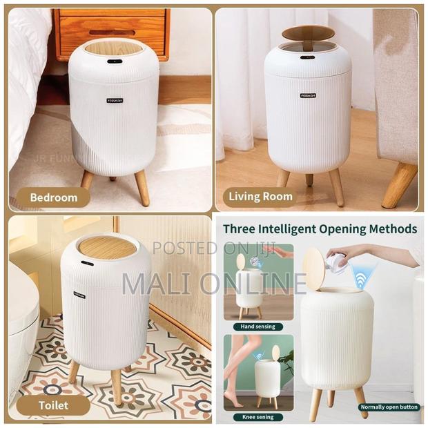 Smart Sensing Luxury Trash Can for Household Living Room