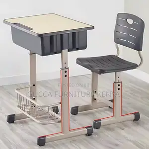 Kid's Furniture:Adjustable Plastic Modernchildren Study Desk