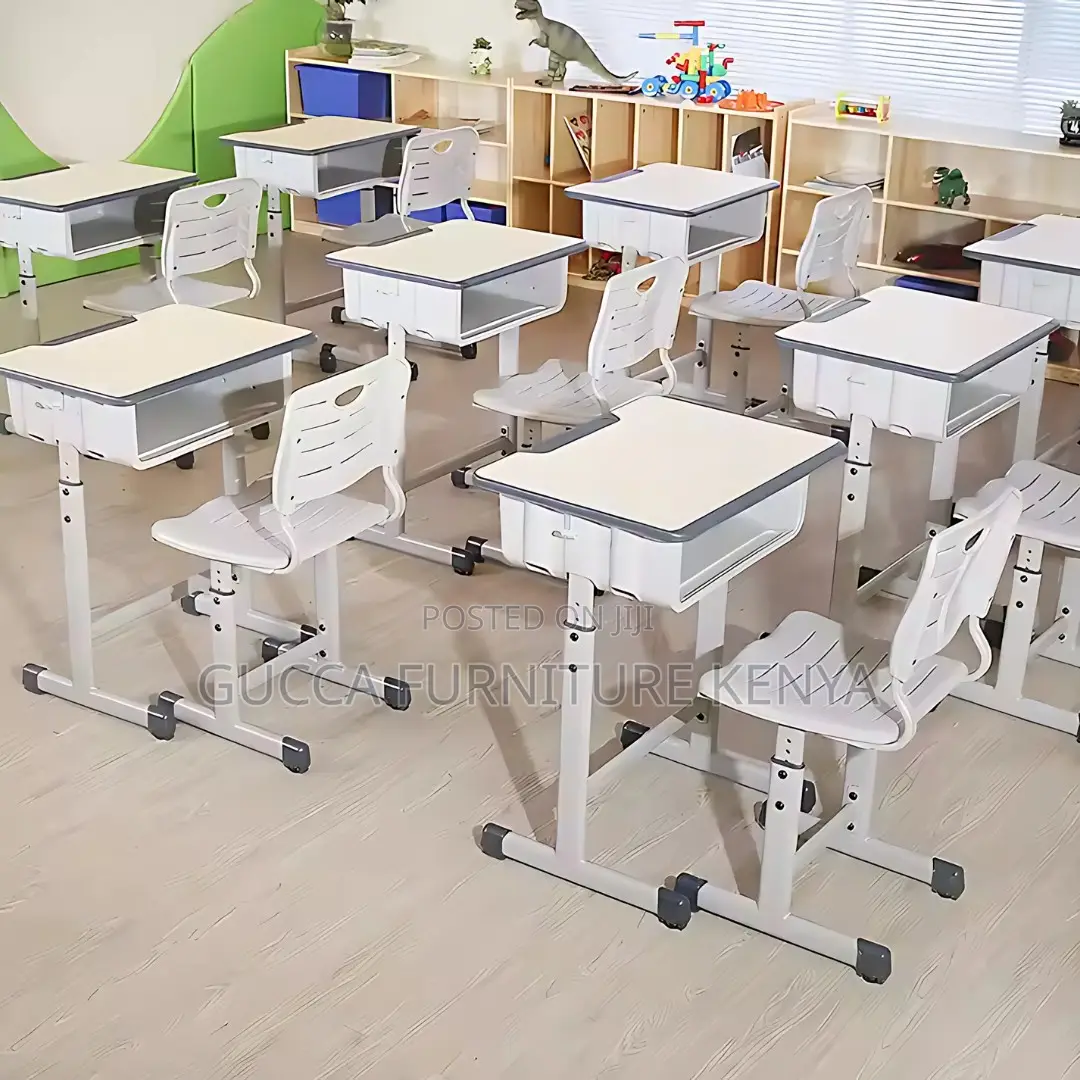 Kid's Furniture:Adjustable Plastic Modernchildren Study Desk