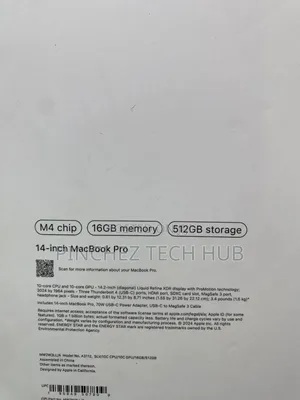 New Laptop Apple MacBook Pro 16GB Intel Core I5 SSD 512GB