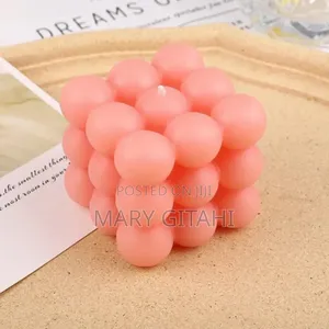 *3D Non-Stick Bubble Cube Candles Silicone Mold *"