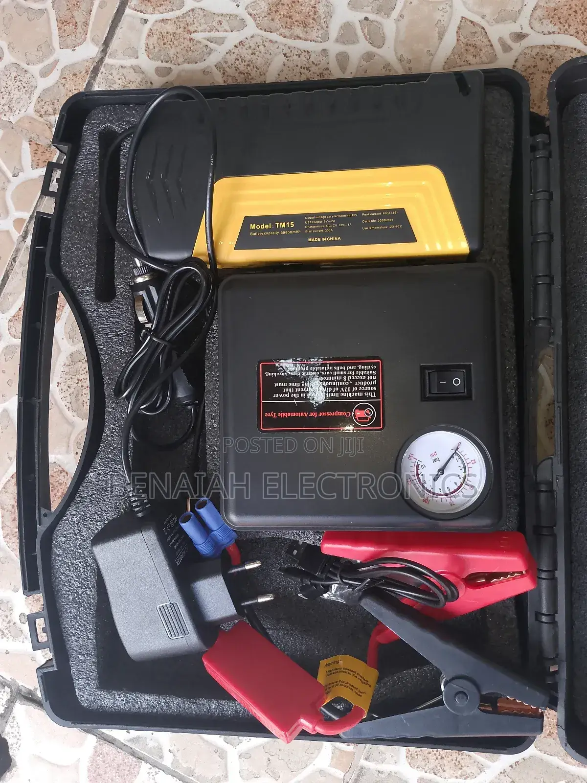 Car Jump Starter With Inflator