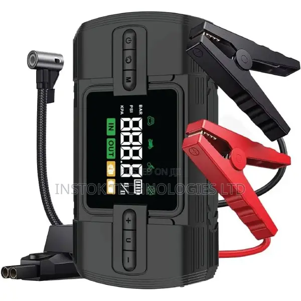 Green Lion 12V Jump Starter Air Compressor 12000A