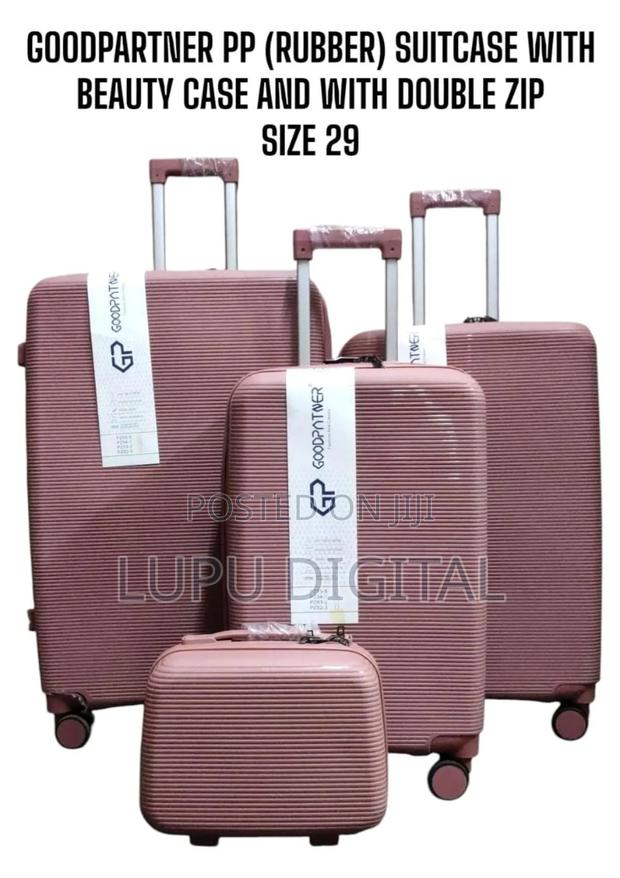 Good Partner Pp(Rubber) Suitcases With Beauty Case - main view