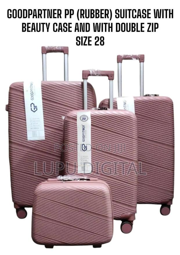 Good Partner Pp(Rubber) Suitcases With Beauty Case - thumbnail 2