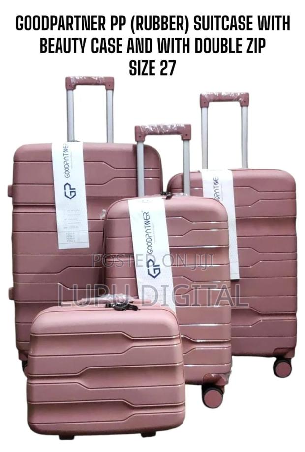 Good Partner Pp(Rubber) Suitcases With Beauty Case - thumbnail 3