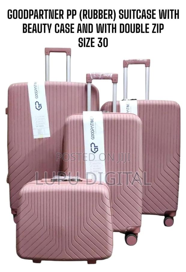 Good Partner Pp(Rubber) Suitcases With Beauty Case - thumbnail 4