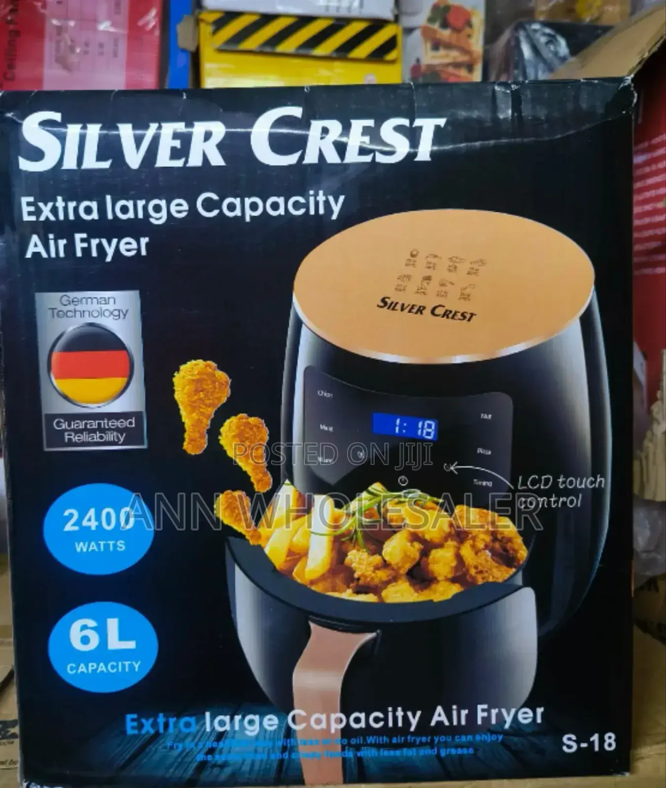 New Arrivals 6 Litres Silver Crest Air Fryer