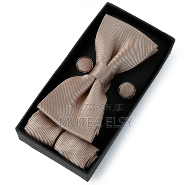Coffee Brawn Light Brawn Normal Bowtie Sets - thumbnail 3