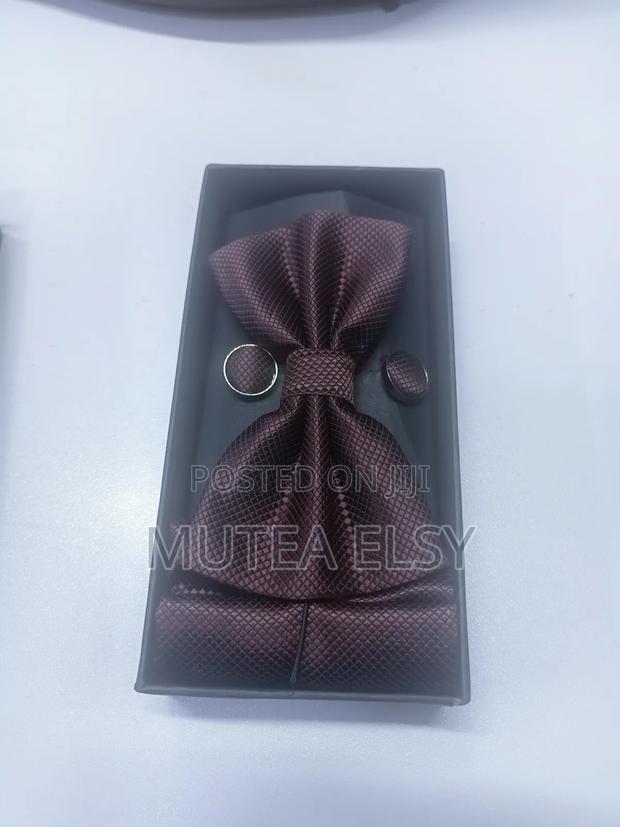 Coffee Brawn Light Brawn Normal Bowtie Sets - thumbnail 4