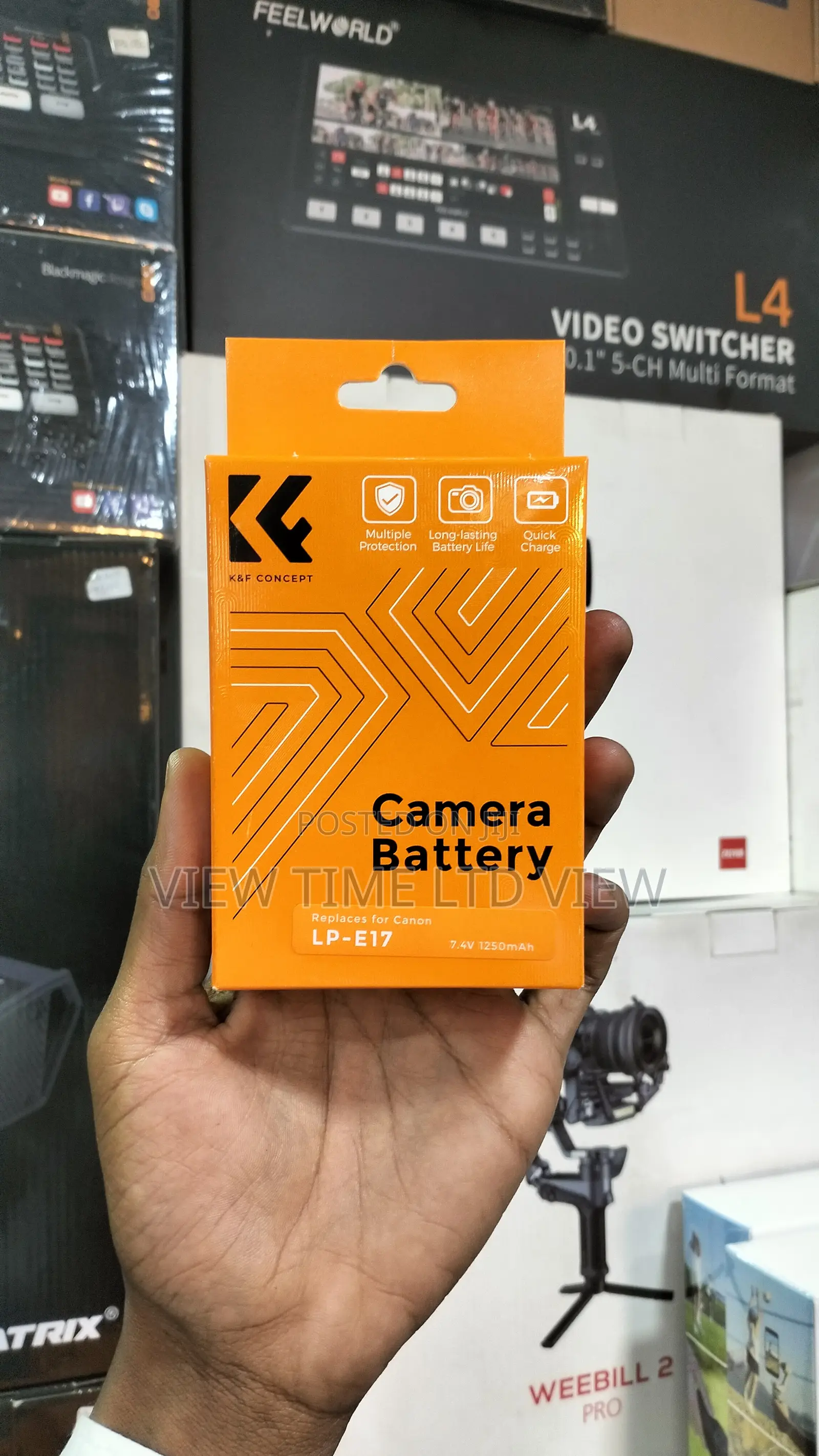 K F Concept Canon LP E17 Battery 1250mah 1pc