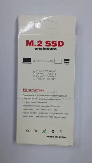 M.2 Portable SSD Enclosure -Type C