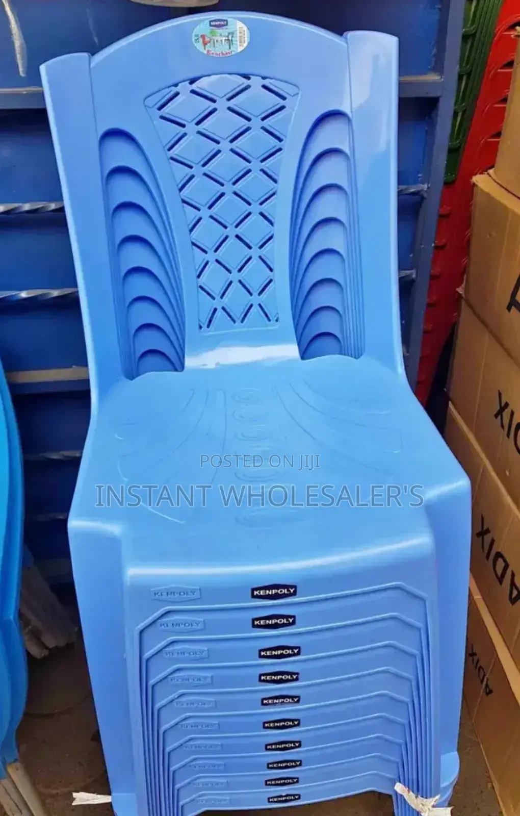 Kenpoly Armless Plastic Chairs