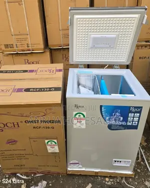 Silver- Freezer Roch RCF-130-G Chest Freezer F-6