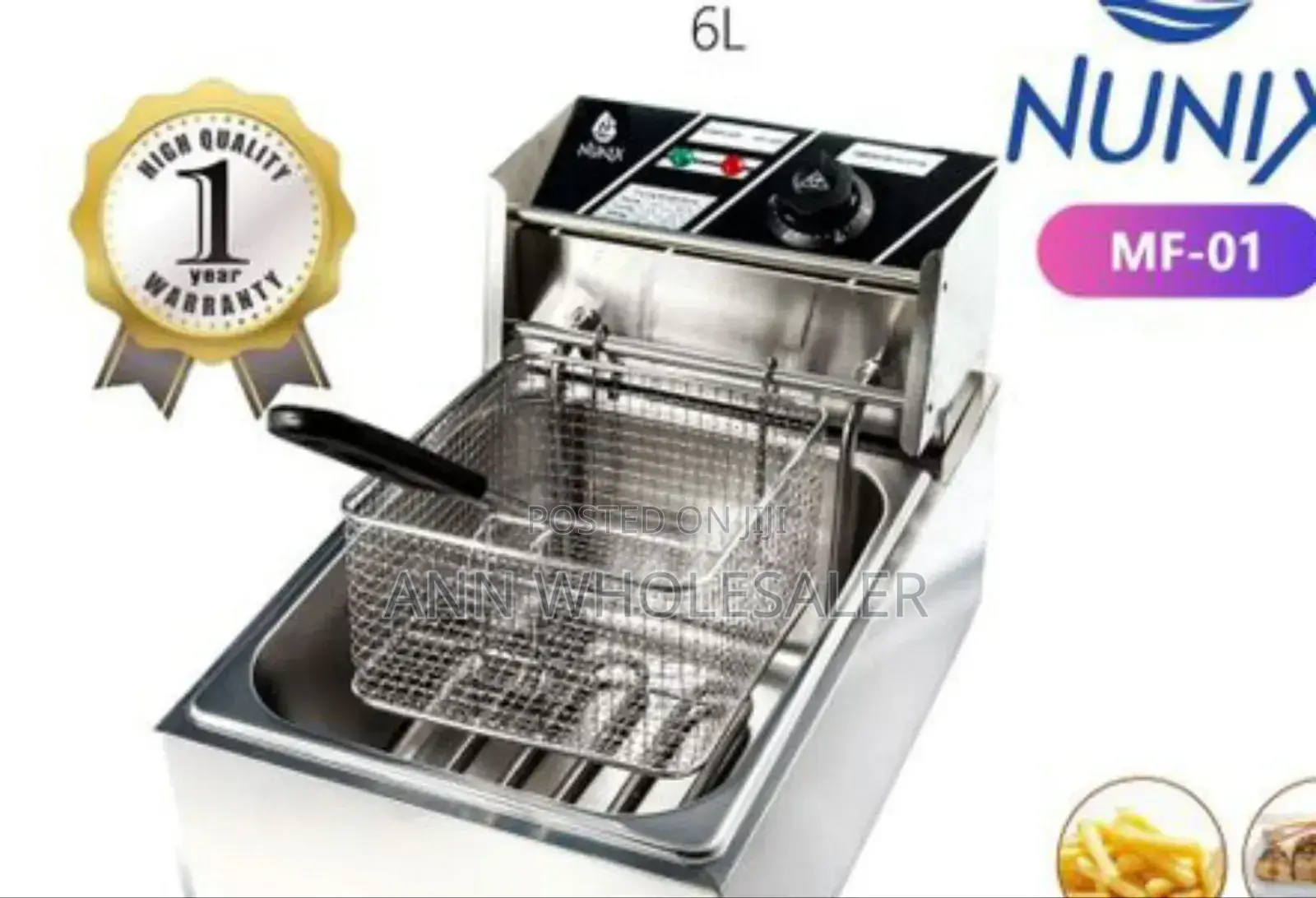 Single Deepfrier/ Nunix - 6 Litres