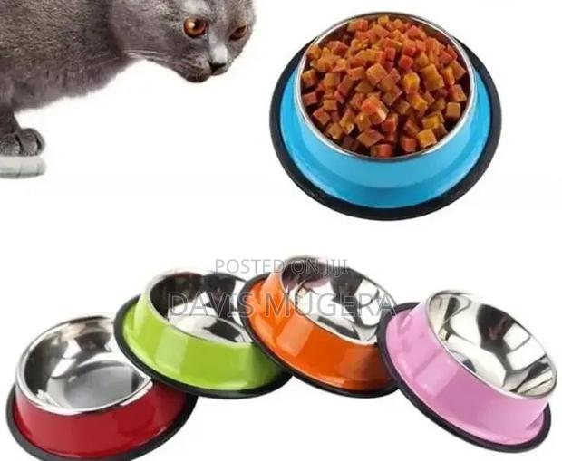 Stainless Steel Dog Feeding Bowl - Small Size - thumbnail 3