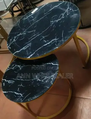 Black Marble Table- Unbreakable