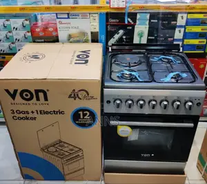 Von 58×58cm 3gas +1 Electric Standing Cooker