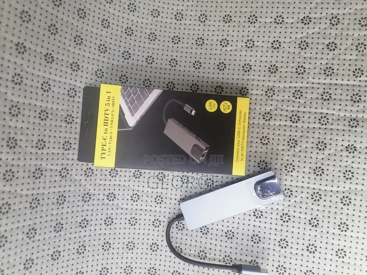 Type C 5 in 1 With HDMI USB3.TF+SD+USB C+RJ45