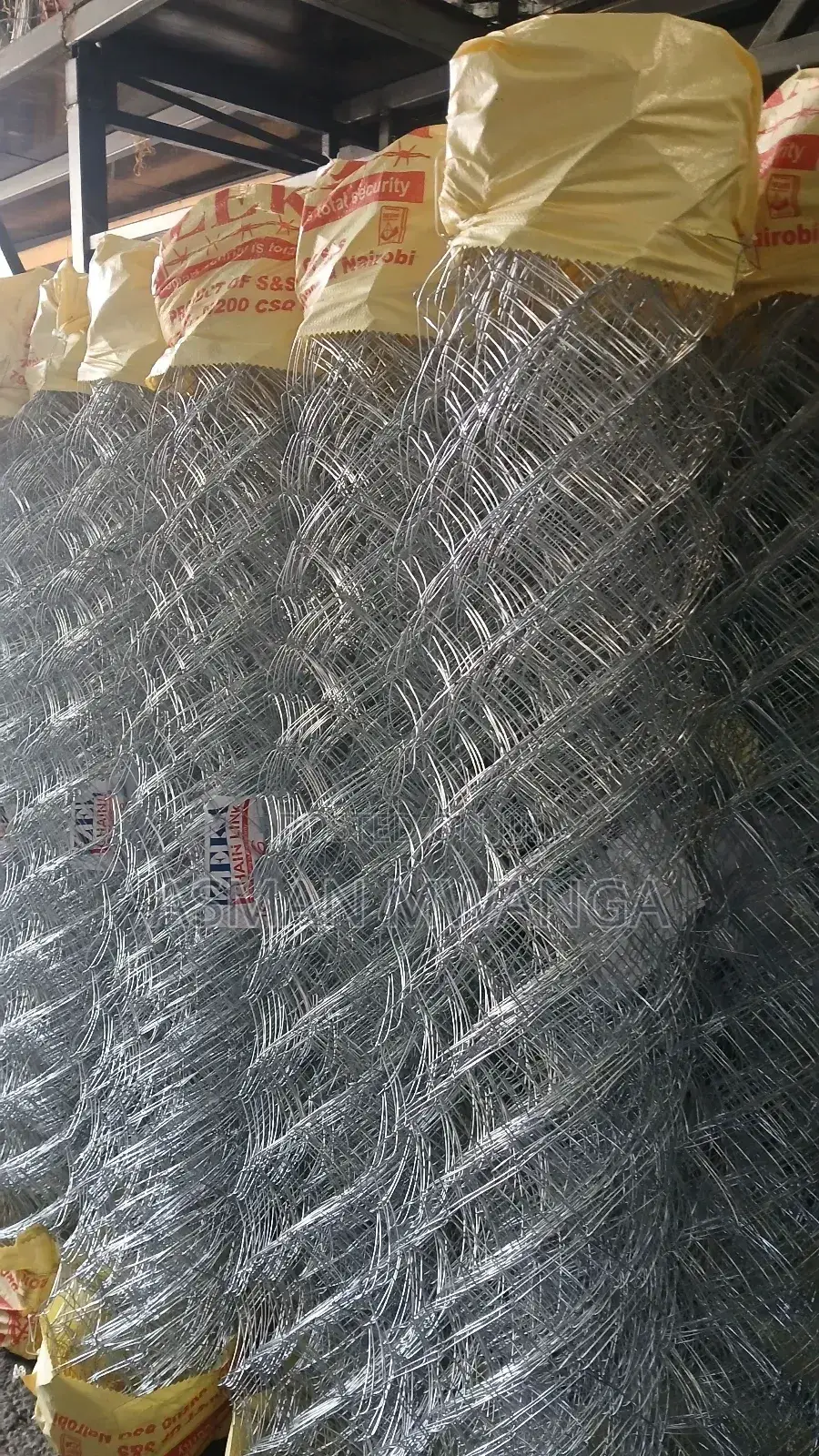 Galvanised Chainlink Gauge 12.5g 7foot