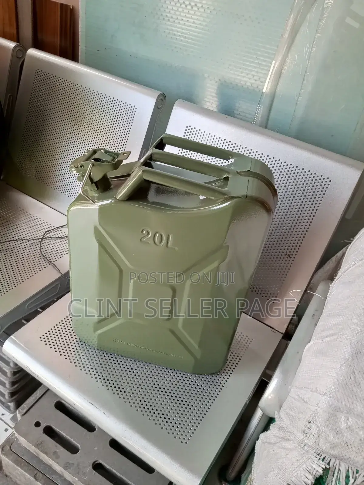 Metallic Fuel Can/ Iron Safe.