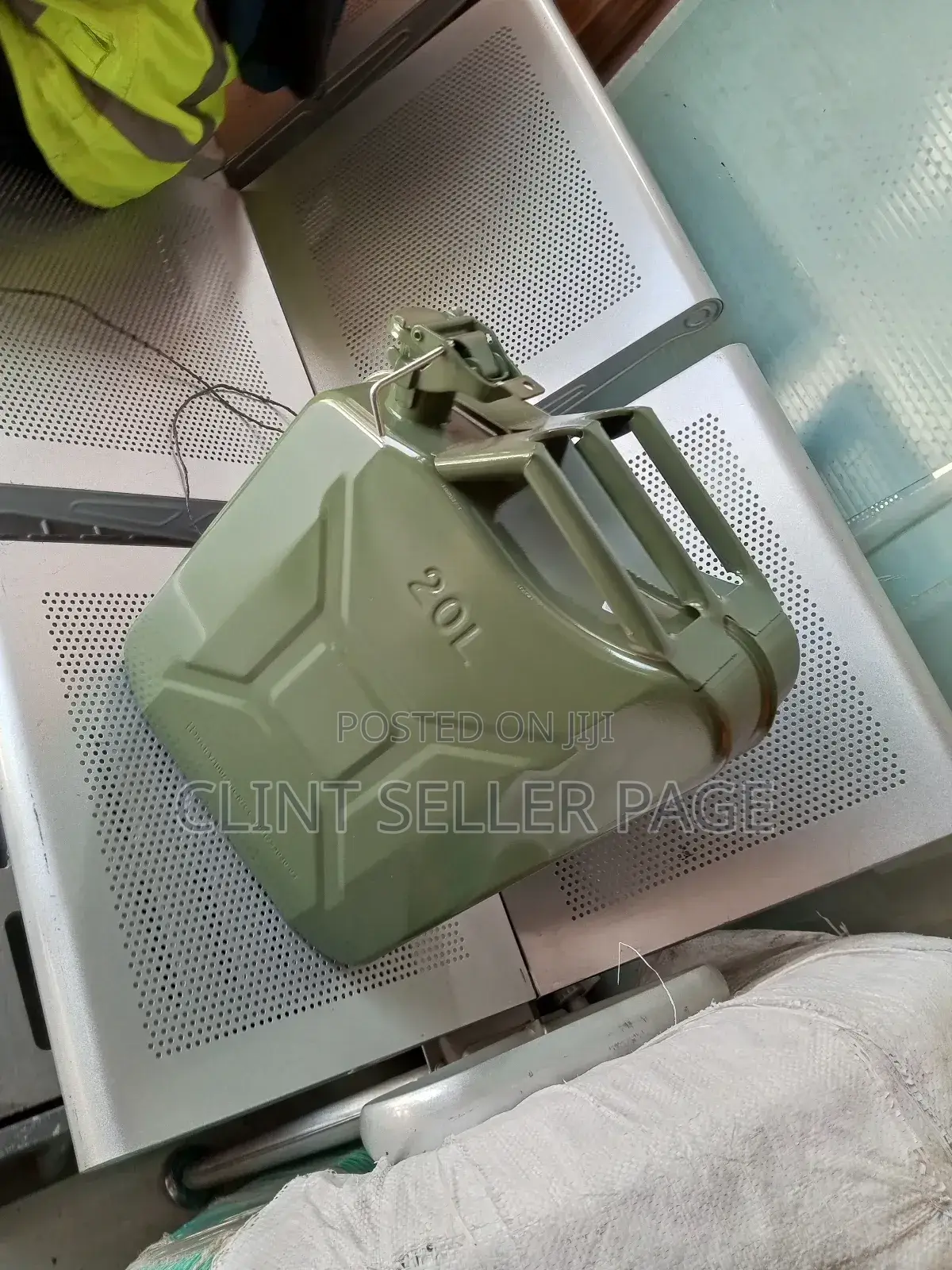Metallic Fuel Can/ Iron Safe.