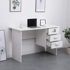 Office Tables:1.2 Meters White Wooden Study Computer Desk