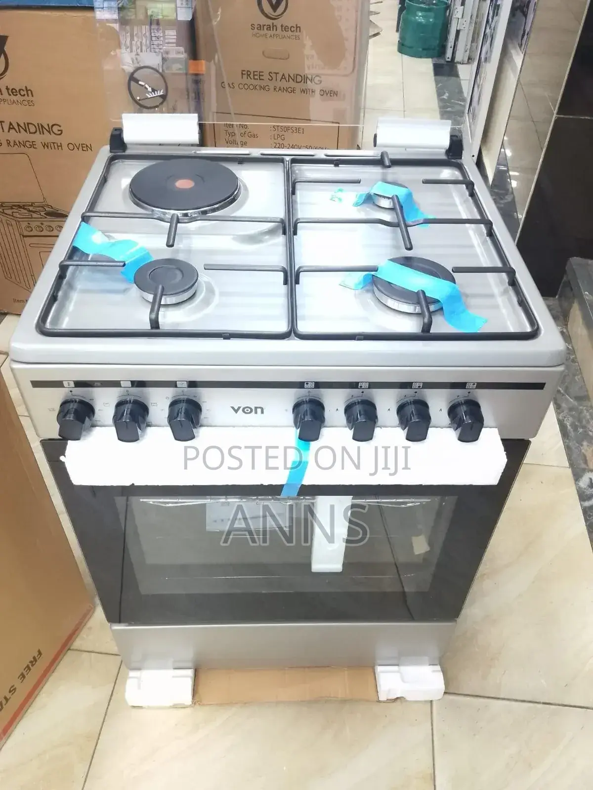 Von 3gas+1 Electric Standing Cooker (NSY)