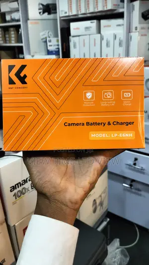 K F Canon Lp E6nh 2 Batteries Kit and Lp E6nh Dual Charger