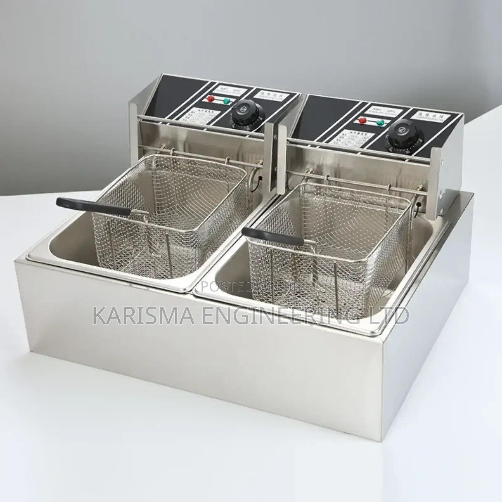Imported Caterina Deep Fryer Double Tank
