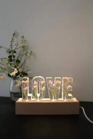 Custom Resin LED Love Bar - Light Up Your Romance!