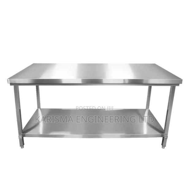 Stainless Steel Kitchen Preparation Table - thumbnail 3
