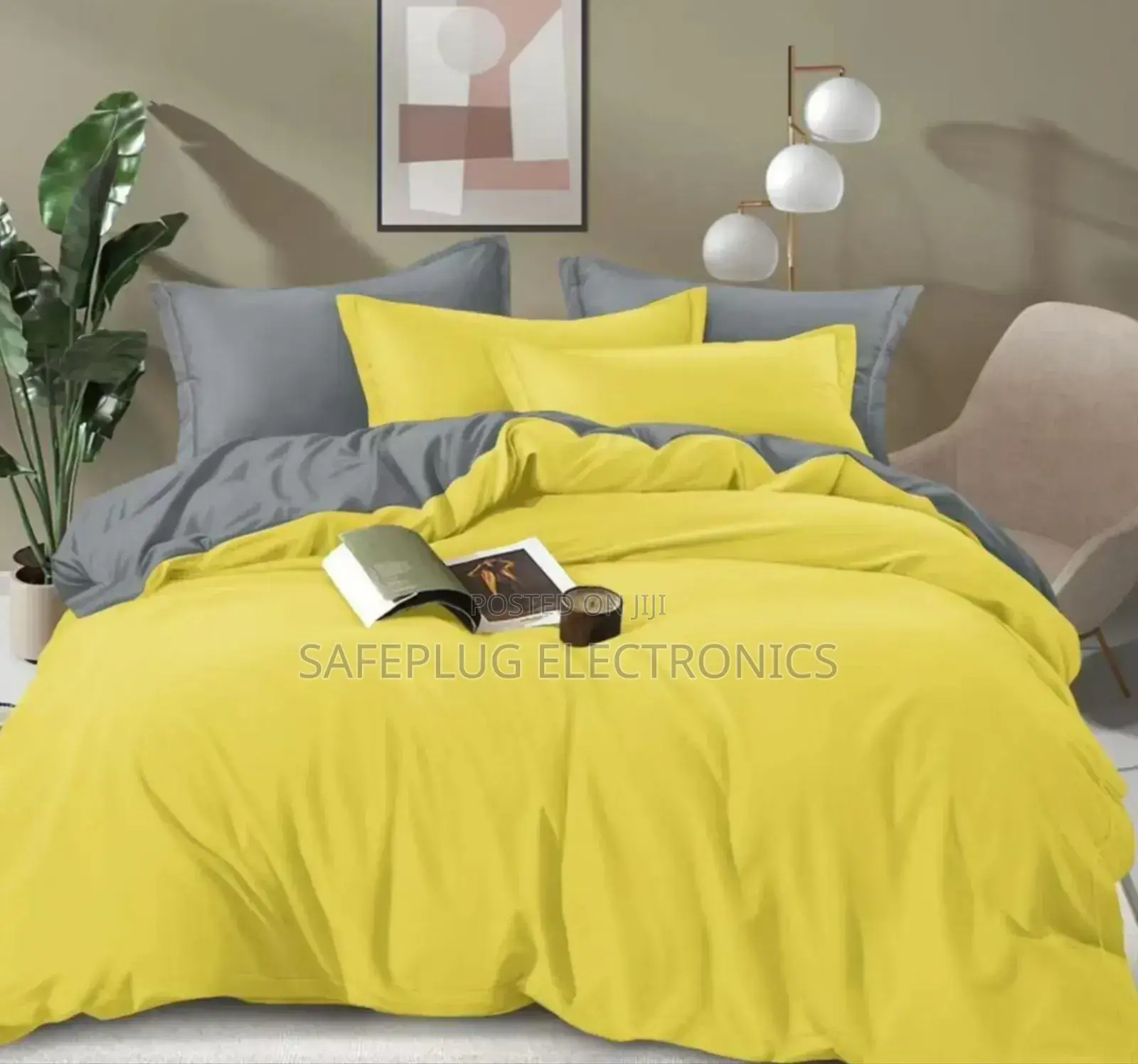6×6 Plain Duvet Sided Bed Cover