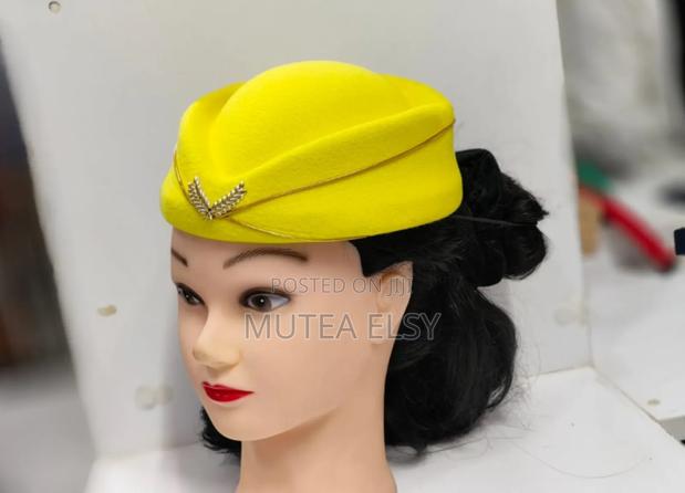 Yellow Hot Pink Hostess Caps - thumbnail 2