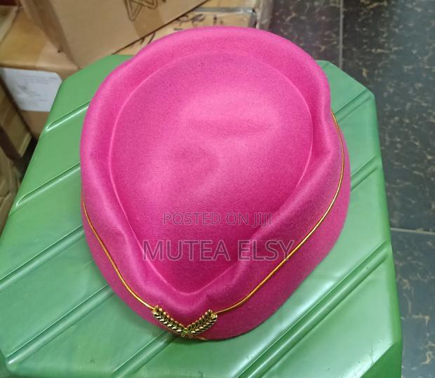 Yellow Hot Pink Hostess Caps - thumbnail 3