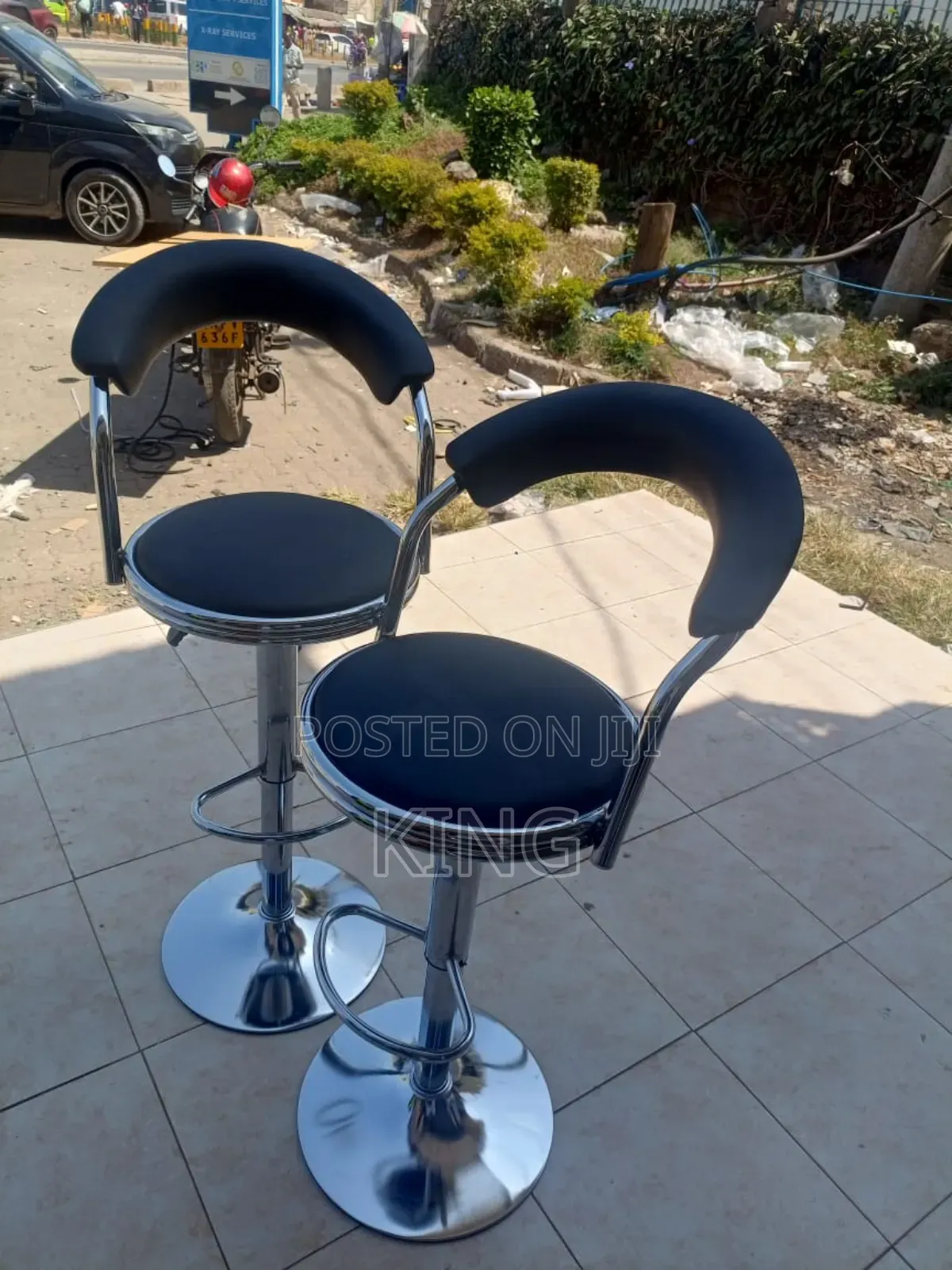 High Back Bar Stool