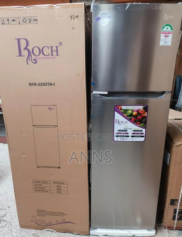 255 Litres Roch RFR-325-DT-I No Frost Double Door Fridge