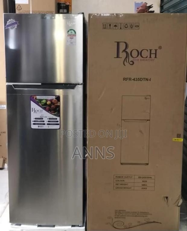 348 Litres Roch RFR-435-DT-I No Frost Double Door Fridge