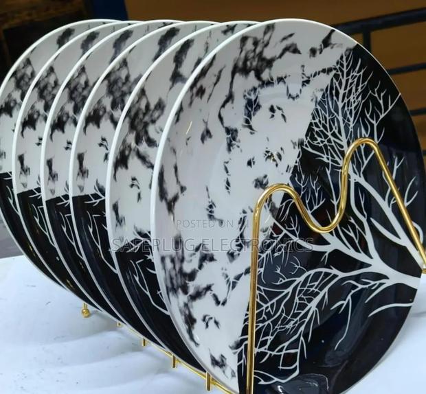 Tree Designed Dinner Plates of 6 Set