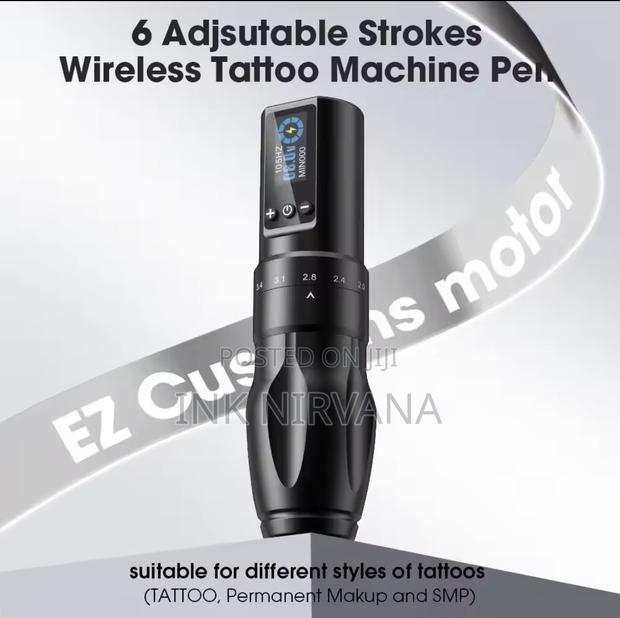 Wireless Tattoo Pen Machine Complete Kit - thumbnail 2