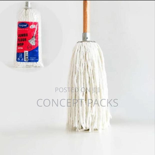 Teepee Jumbo Metal Socket Mop With Wooden Handle