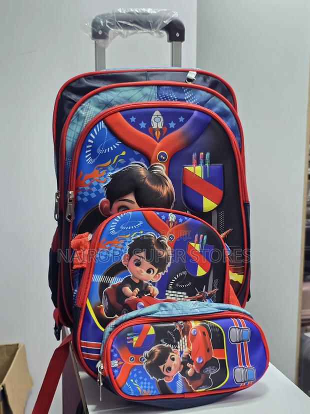 Boys Trolley Bag School Bag With Wheels