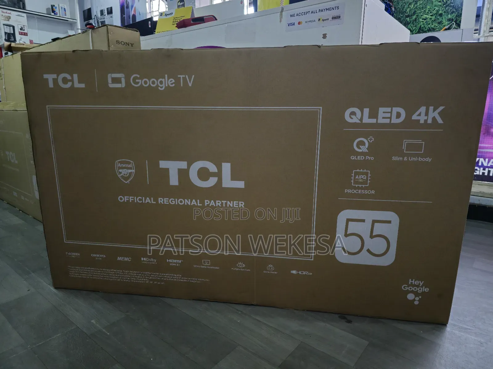 TCL 55 Inch C655 (New 2024) Qled Pro Smart Google Tv –55c655