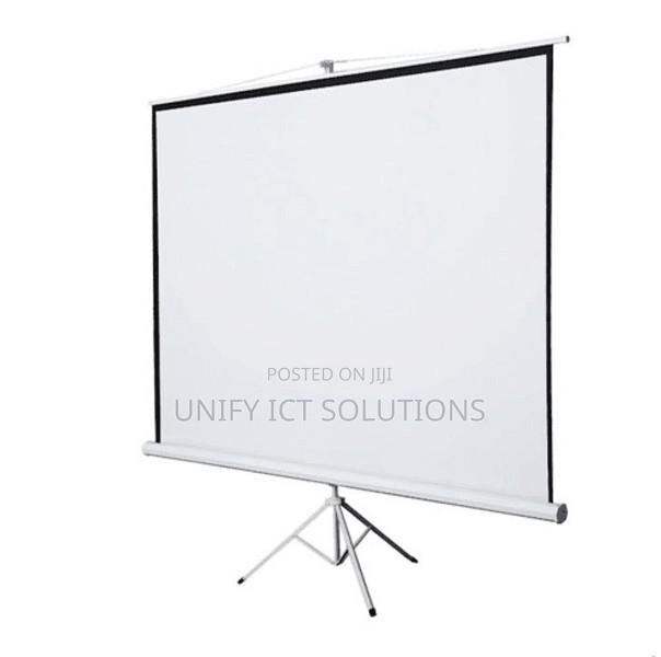 Generic 200cm by 200cm Tripod Projector Screen - main view