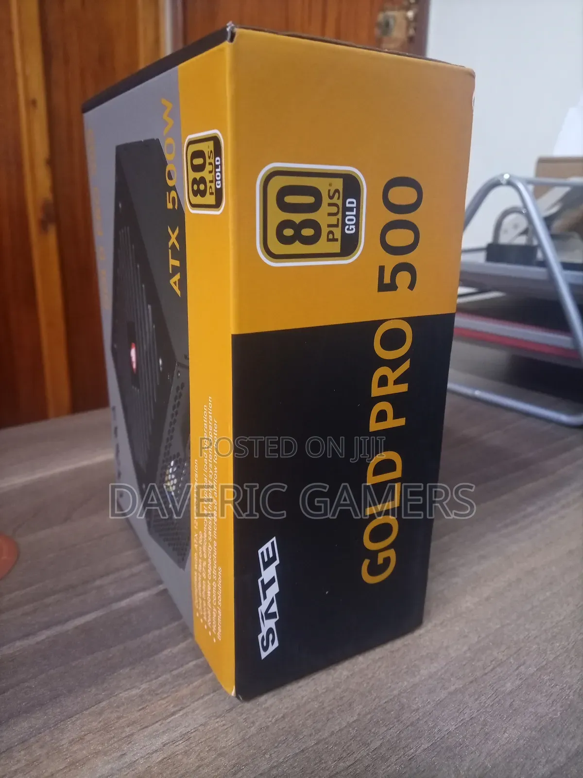 80+ Gold 500 Watts Gaming Power Supply With Rgb Fan
