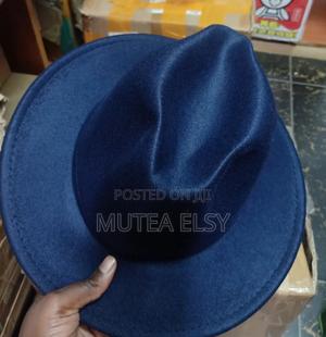 Red Navyblue Fedora Hats - thumbnail 2