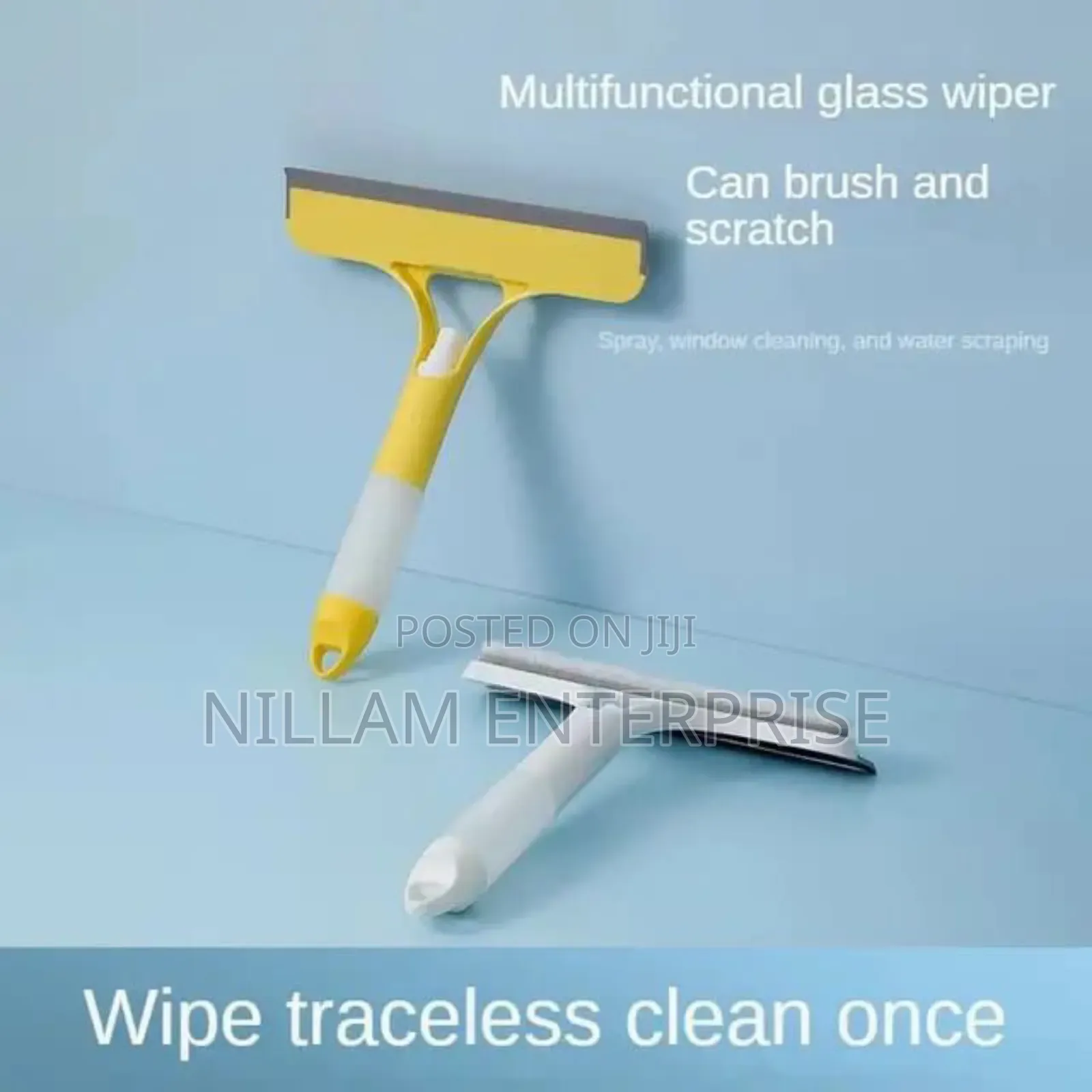 3-in-1 Car Spray Glass Double Sided Wiper